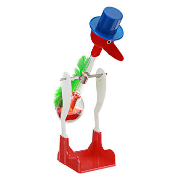 Trinkvogel Wippvogel drinking bird Spielzeug Toy Kinder Dekoration kreativ Gift 