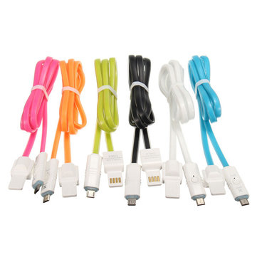 OTG 2 in1 Double USB Micro USB Cable Sync Data Charger Cable for Tablet Cell Phone