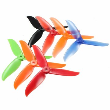 US$4.99 2 Pair DALPROP T5045C Cyclone 5 Inch 3 Blade Propeller Clover Prop Black Red Orange Green RC Parts from Toys Hobbies and Robot on banggood.com