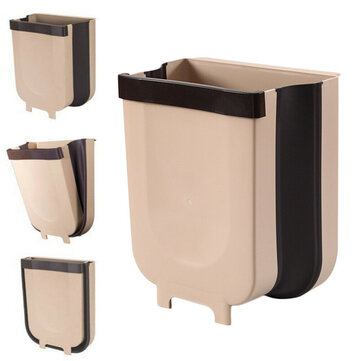 8l Foldable Kitchen Cabinet Door, Trash Can For Kitchen Cabinet Door Wastebasket