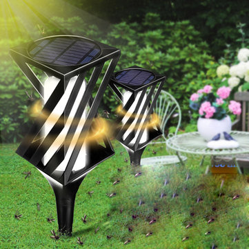 2pcs Solar Powered Led Light Mosquito, Mosquito Repellent Garden Lights