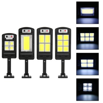 500W 48/120/128COB Solar LED Street Light PIR Motion Sensor Smart Remote Control Waterproof Outdoor Security Lighting Wall Lamp