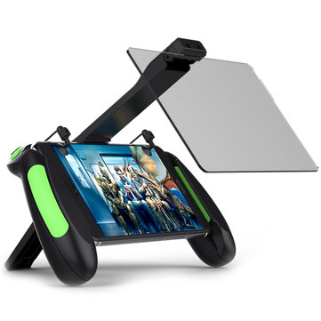 VR Shinecon B06 Phone Holder Gamepad Double Mirror Screen Amplifier for PUBG Mobile Game
