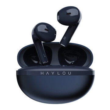 Haylou X1 2023 TWS Earbuds bluetooth V5.3 Earphone ENC Clear Calls 12mm Large Driver Low Latency Half-in-ear Type-C Charging Sports Headphones with Mic