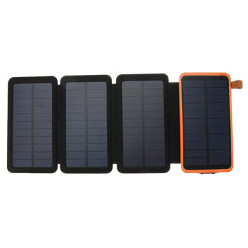 20000mAh Solar Panel Solar Charger 7W 5V/2A Foldable Solar Panel Charger Dual...