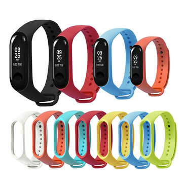 Bakeey Replacement Silicone Sports Soft Wrist Strap Bracelet Wristband for XIAOMI Mi Band 3