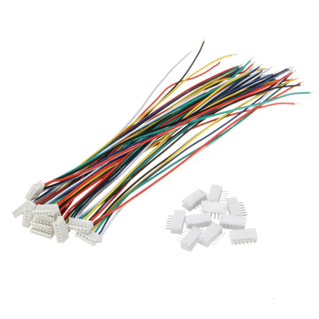 1.5mm Mini Micro ZH 1.5 4-Pin JST Connector with Wires Cables 40 SETS 