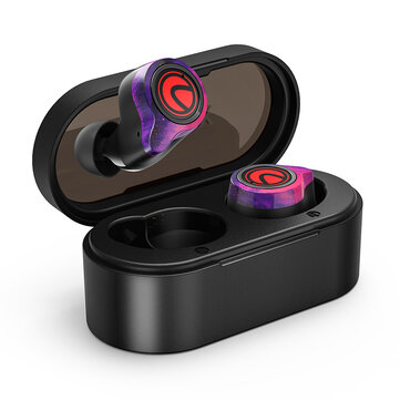 BlitzWolf® AIRAUX AA-UM9 TWS Earbuds bluetooth 5.0 Colorful HiFi Stereo Low Game Latency Earphones IPX4 Waterproof Sports Headphones With 500mAh Charging Box