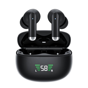 BlitzWolf® BW-ANC6 TWS bluetooth V5.2 Earphone Active Noise Reduction LED Power Display Low Latency Dual ENC Mic Wireless Earbuds Headphone