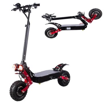 [EU Direct] WQ-Q5 48V 21Ah 1800W*2 Double Motor 10Inch Folding Electric Scooter 45-60KM Max Mileage 120KG Payload E-Scooter