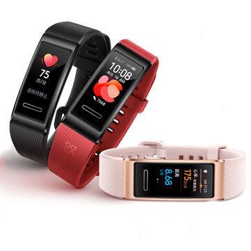 [GPS Positioning]Original Huawei Band 4 Pro AMOLED Color Screen SpO2 Blood Oxygen Heart Rate Monitor Fitness Tracker Multiple Dial Smart Watch