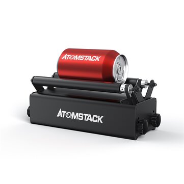 ATOMSTACK R3 24W Automatic Rotary Roller for Laser Engraving Machine Wood Cutting Design Desktop DIY Laser Engraver