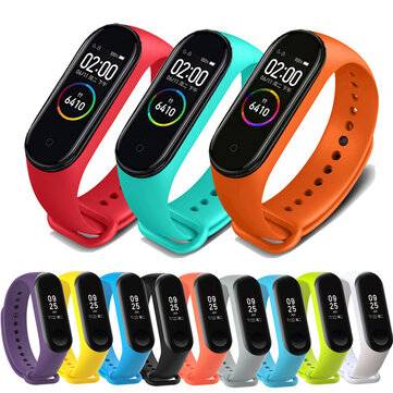 Bakeey Colorful TPE Pure Watch Band Watch Strap Replacement for Xiaomi Miband 4
