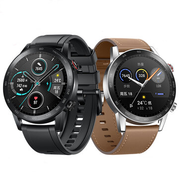 Huawei Honor Magic Watch 2 46MM 454*454px Full Touch Screen bluetooth Call Health Management 15 Sport Modes GPS+GLONASS Positioning BT5.1 Smart Watch