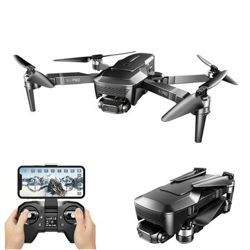 VISUO K1 PRO GPS 5G WiFi FPV with 4K Servo HD Camera 2-Axis Gimbal 1.6KM Control Range Optical Flow Positioning Brushless Foldable RC Drone Quadcopter RTF