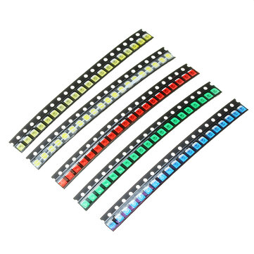 ILS 500 Piezas 5 Colores 100 Cada diodo LED 1210 SMD LED Diodo Surtido Kit Verde/Rojo/Blanco/Azul/Amarillo 