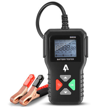 Andeman 6V 12V 24V Car Motorcycle Battery Tester Digital Battery Analyzer BM550