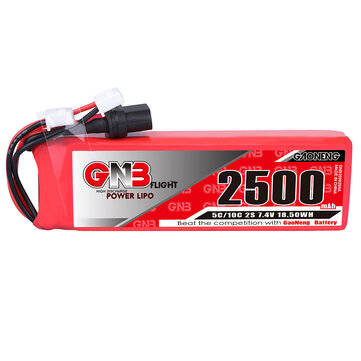 $17.09 for Gaoneng GNB 7.4V 2500mAh Lipo Batteryfor Frsky Taranis X9D Plus Transmitter