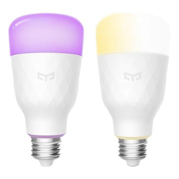 1PC Yeelight YLDP05YL+ 1PC YLDP06YL E27 10W Smart LED Bulb Support Alexa AC100-240V (Xiaomi Ecosystem Product)
