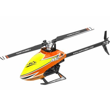 OMPHOBBY M2 EXP 6CH 3D Flybarless Dual Brushless Motor Direct Drive RC Helicopter BNF with Open Flight Controller － Orange