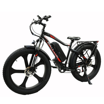 [EU Direct] BAOLUJIE DP-2620 48V 13AH 500W 26*4.0inch Electric Bicycle 40-50KM Max Mileage 120KG Payload Electric Bike