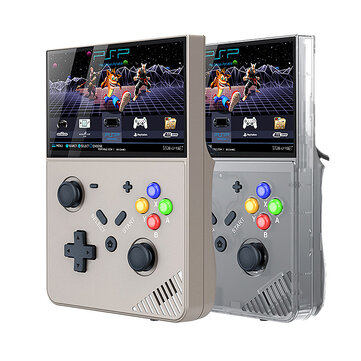 M18 R43Pro 4.3inch Screen 3D Rocker Handheld Game Console 64G/128G Built-in 20261/30500 Games PS1 N64 Supports 25 Simulators Linux Emelec 4.3 4000mAh
