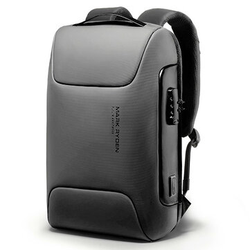 Mark Ryden MR9116 Anti theft Backpack Laptop Bag Shoulder Bag USB Charging Men Business Travel Storage Bag for 15.6 inch Computer Coupon Code and price! - $85.91