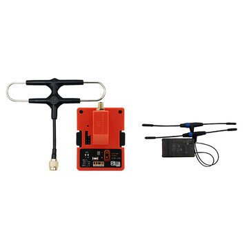 FrSky R9M 2019 900MHz Long Range Transmitter Module and R9 STAB OTA ACCESS RC Receiver with Mounted Super 8 and T antenna