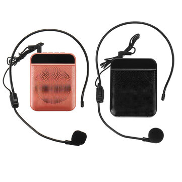 BangHaa Voix Amplificateur Portable Bluetooth sans Fil Micro Casque Bluetooth Voix Amplificateur Portable Multifonction Haut-Parleur avec Microphone Personnel for lenseignement Guide et 
