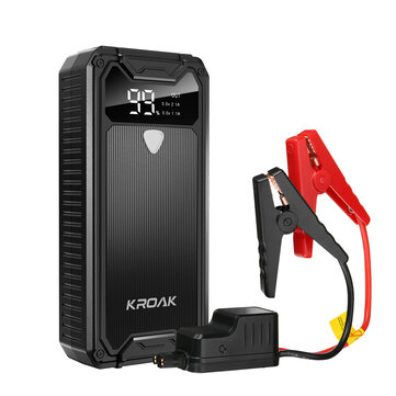 Kroak K-JS01 1200A 14000mAh Portable Car Jump Starter Powerbank Emergency Battery Booster Fireproof with LED Flashlight