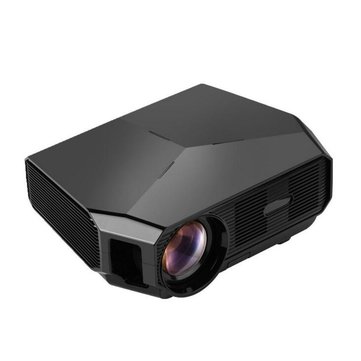BROOK A4300 Projector 3200 Lumens 3000:1 Contrast Ratio 1280*720P Native Resolution Supported 1080P 23 Languages Home Theater Video Projector