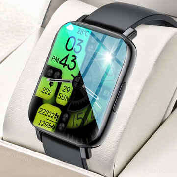 SENBONO GTS 1.70 inch Full Touch Screen Heart Rate Monitor SpO2 Blood Pressure Measurement Multi-Dial IP68 Waterproof 200mAh BT5.0 Smart Watch