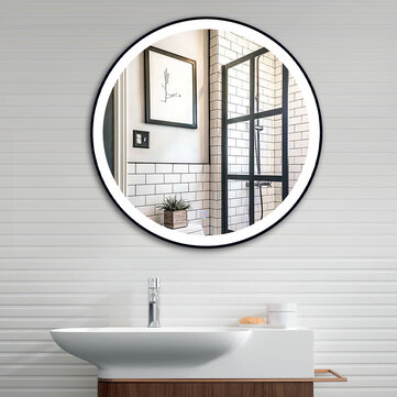 Bathroom Vanity Mirror 3 Lighting Modes, Round Hanging Vanity Mirror