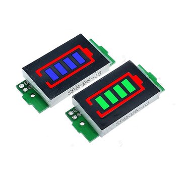 1S-8S Single 3.7V Lithium Battery Capacity Indicator Module 4.2V Blue Display Electric Vehicle Battery Power Tester Li-ion