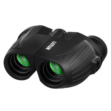 SGODDE 12x25 HD Mini Binocular for Adults and Kids Compact Folding Binoculars with Low Light Night Vision Waterproof Binocular for Outdoor Hunting Bird Watching Shooting Sports Games