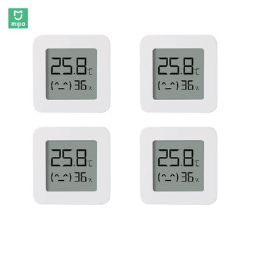 1~4 PCS XIAOMI Mijia Bluetooth Thermometer Wireless Smart Electric Digital Hygrometer Thermometer Work with Mijia APP