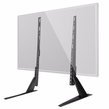 2Pcs Portable Foldable Tripod TV Stand Adjustable Height Monitor Bracket Mount for 26 inch to 50 inch Flat Screen