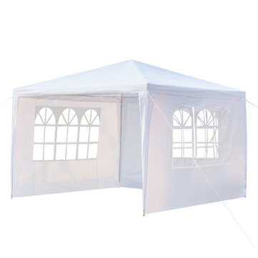 3X4M White Gazebo Marquee Party Tent for Beach Swimming Pool Birthday Party NEW 