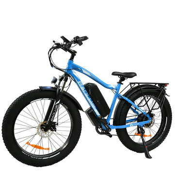 [EU DIRECT] BAOLUJIE DP2619 Electric Bike 48V 13AH Battery 750W Motor 26*4.0inch Tires 35-45KM Max Mileage 120KG Max Load Electric Bicycle