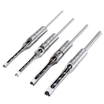 Details about   8mm Woodworking Drill Bit Square Hole Chisel Mortising Kit Mortise Tenon Tool