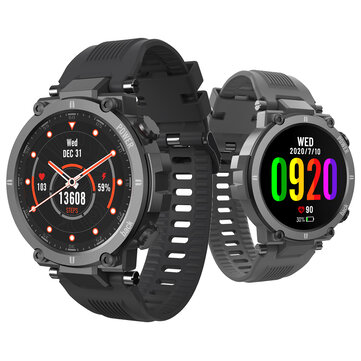 [20 Sport Modes]Kospet Raptor 320*320px Full Touch Rugged Screen 24-hour Heart Rate Monitor 30 Days Standby Multiple Creative UI IP68 Waterproof Outdoor Smart Watch