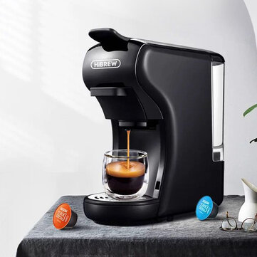 HiBREW H1A 3 IN 1 Expresso Coffee Machine Compatible with Dolce Gusto Ground Coffee 220V-240V 1450W Fast Heating Auto Power Off
