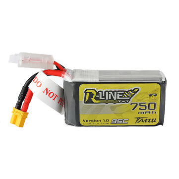 $14.39 for TATTU R-LINE 1.0 11.1V 750mAh Lipo Battery