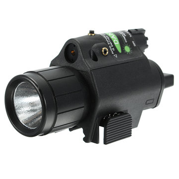 Combo Tactical Green Laser Sight LED FlashLight For 20mm Picatinny Rail Mount US