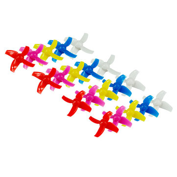 20PCS 40mm 4-blade Propeller for Kingkong/LDARC TINY R7 7/7X Inductrix FPV + RC Drone Quadcopter