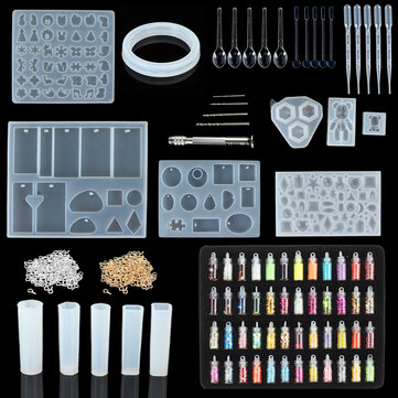DIY Silicone Mould Making Craft Tools Handmade Craft Gifts Ncbvixsw New Crystal Epoxy Mold DIY Pendant Jewelry Crafts Making Silicone Mould