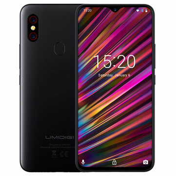 £194.81 17% UMIDIGI F1 Play Android 9.0 Global Bands 6.3 Inch FHD+ NFC 5150mAh 6GB RAM 64GB ROM Helio P60 Octa Core 2.0GHz 4G Smartphone Smartphones from Mobile Phones & Accessories on banggood.com