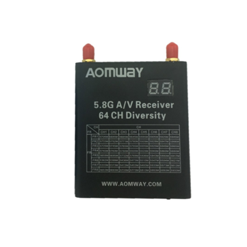 Aomway RX006 DVR 5.8G 48CH Diversity Raceband Receiver With Built In Video Recor