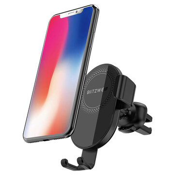 $10.99 for BlitzWolf� BW-CW1 360�Rotation Qi Wireless Charger Car Phone Holder