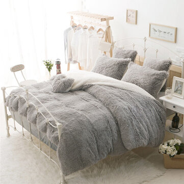 Large Soft Warm Shaggy Double Sized Fluffy Plush Blanket Throw Sofa Blankets Bed Blanket Bedding Accessories